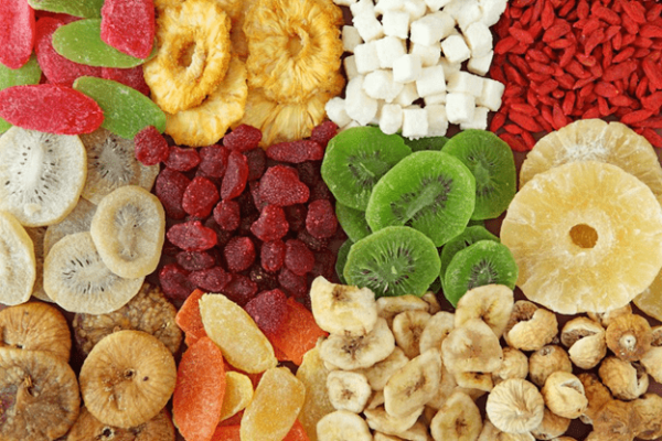Mix trái cây sấy (xoài, dứa, thanh long)